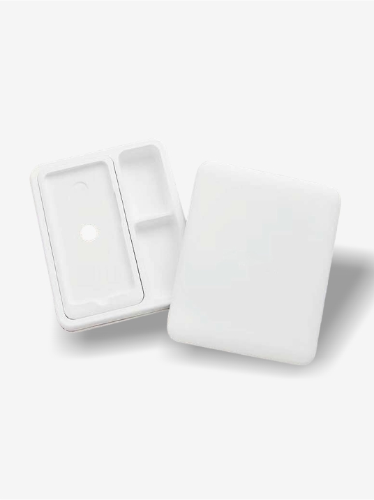 bagasse molded fiber packaging for mobile use